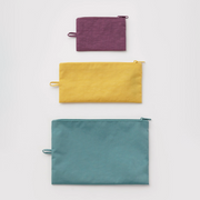 zippered pouch set of 3