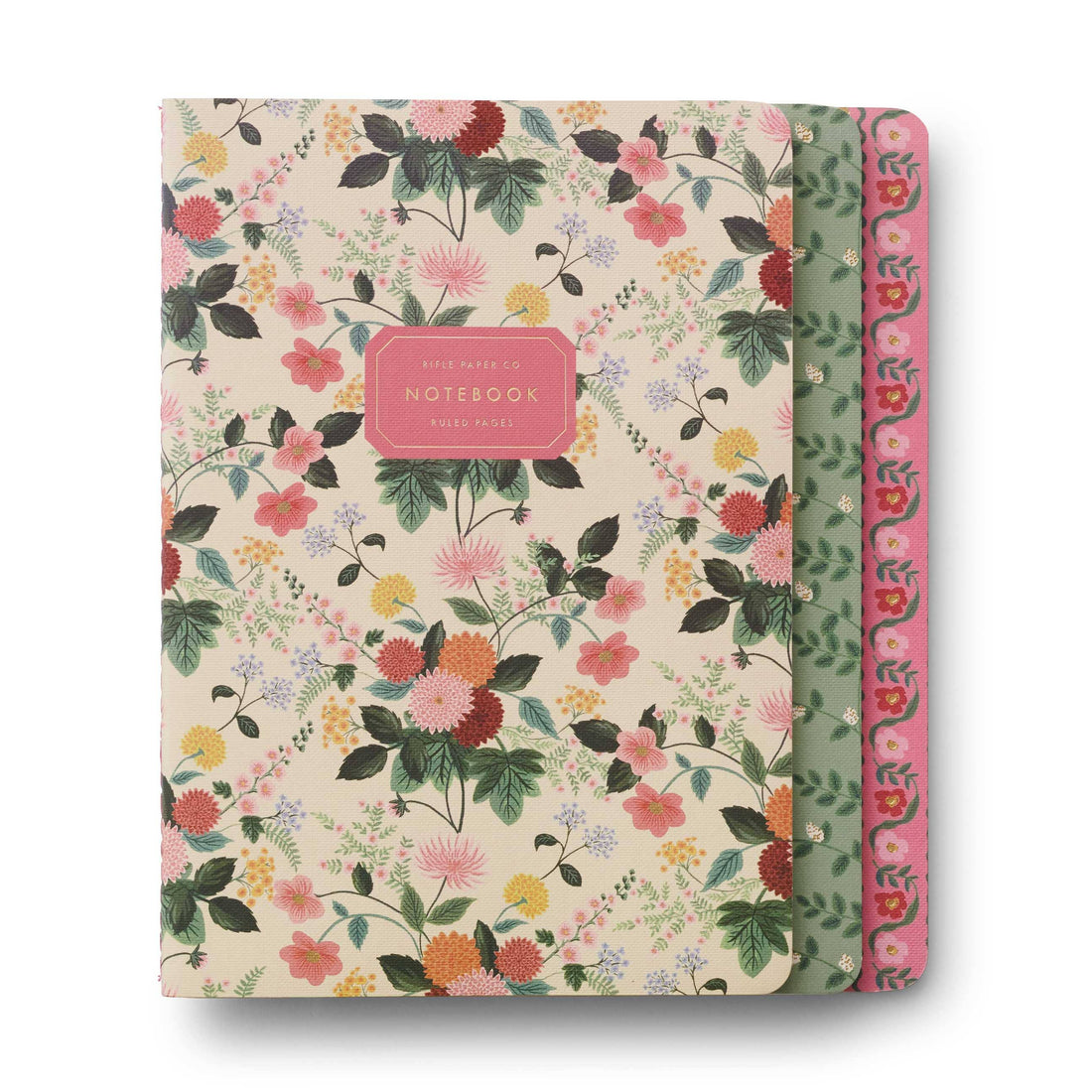 Dahlia Notebooks - Assorted Set of 3