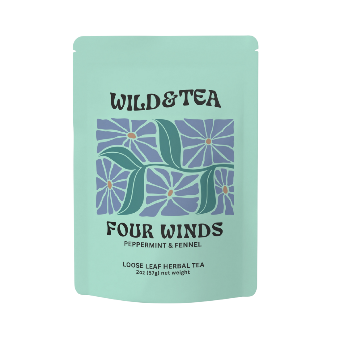 peppermint and fennel loose leaf herbal tea