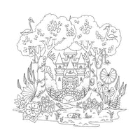 Magical Worlds Coloring Book