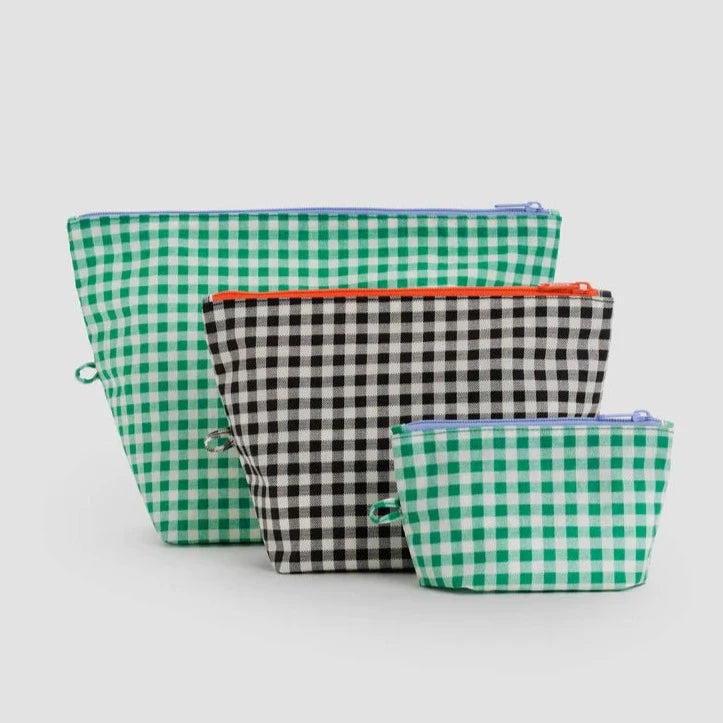 Go Pouch Set - Gingham