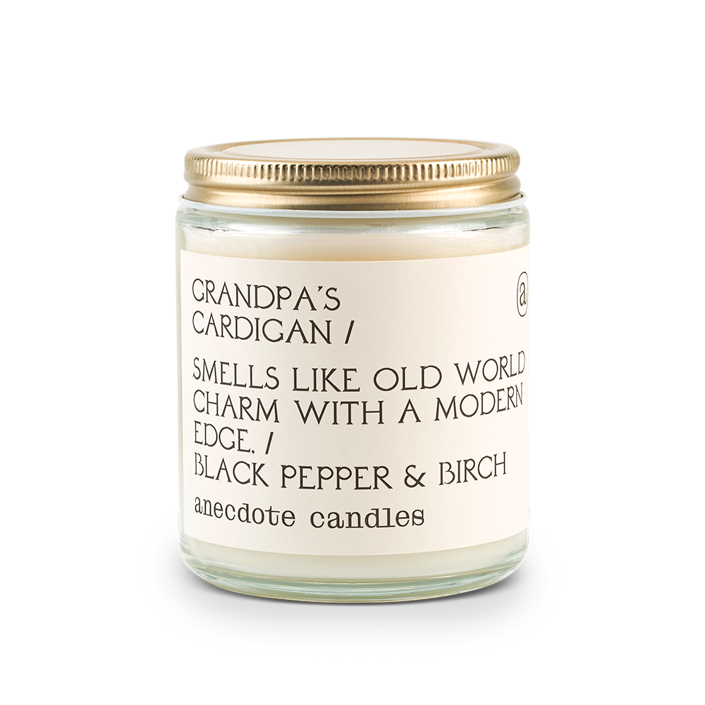 Grandpa's Cardigan Candle by Anecdote