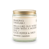 Grandpa's Cardigan Candle by Anecdote