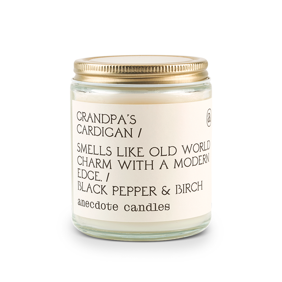 Grandpa's Cardigan Candle by Anecdote