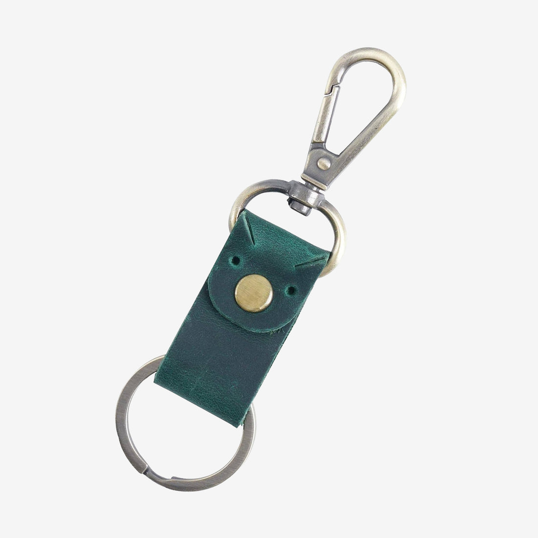 Small Leather Keychain