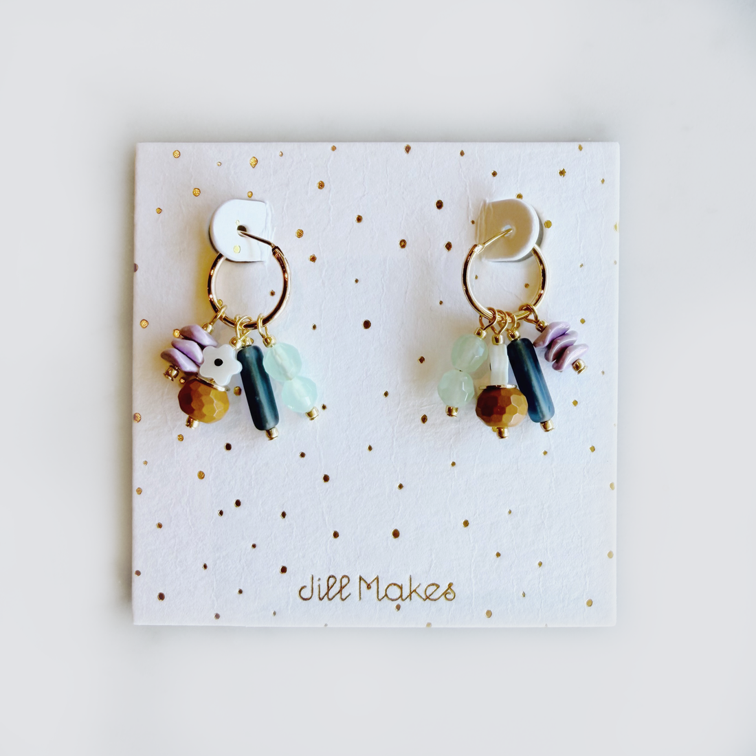 Rhea Daisy Charm Earrings