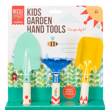 kids garden hand tools shovel and rake