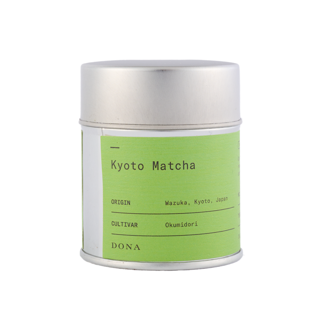 Kyoto matcha in Tin can 