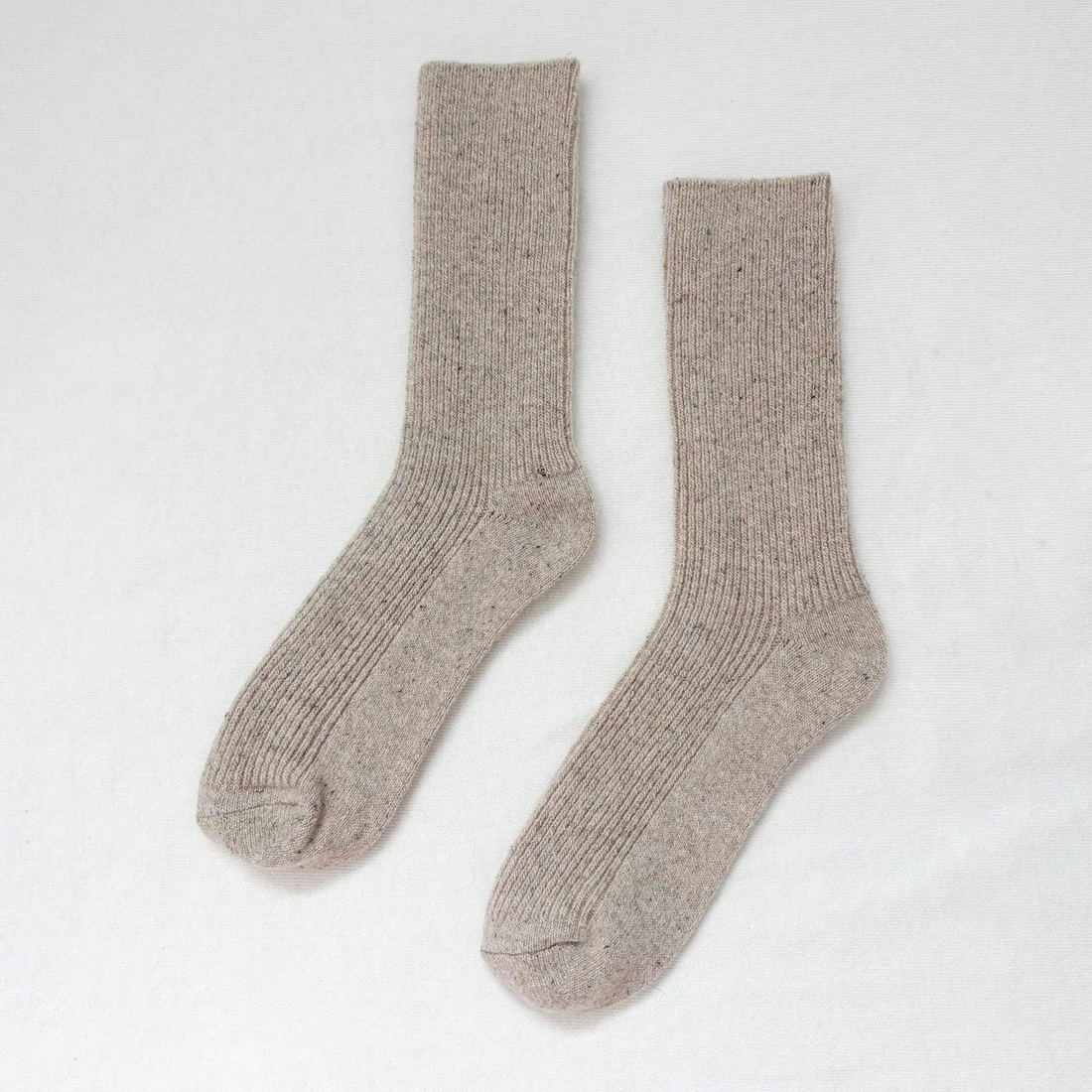 Sparkle champagne colored socks