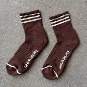 girlfriend socks in mahogony