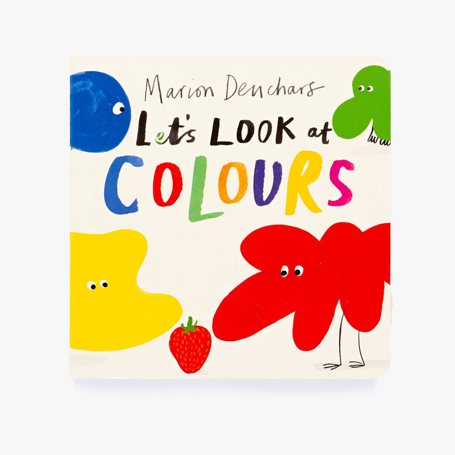 Book cover of 'Let's Look at Colours' by Marion Dunehar with colorful characters
