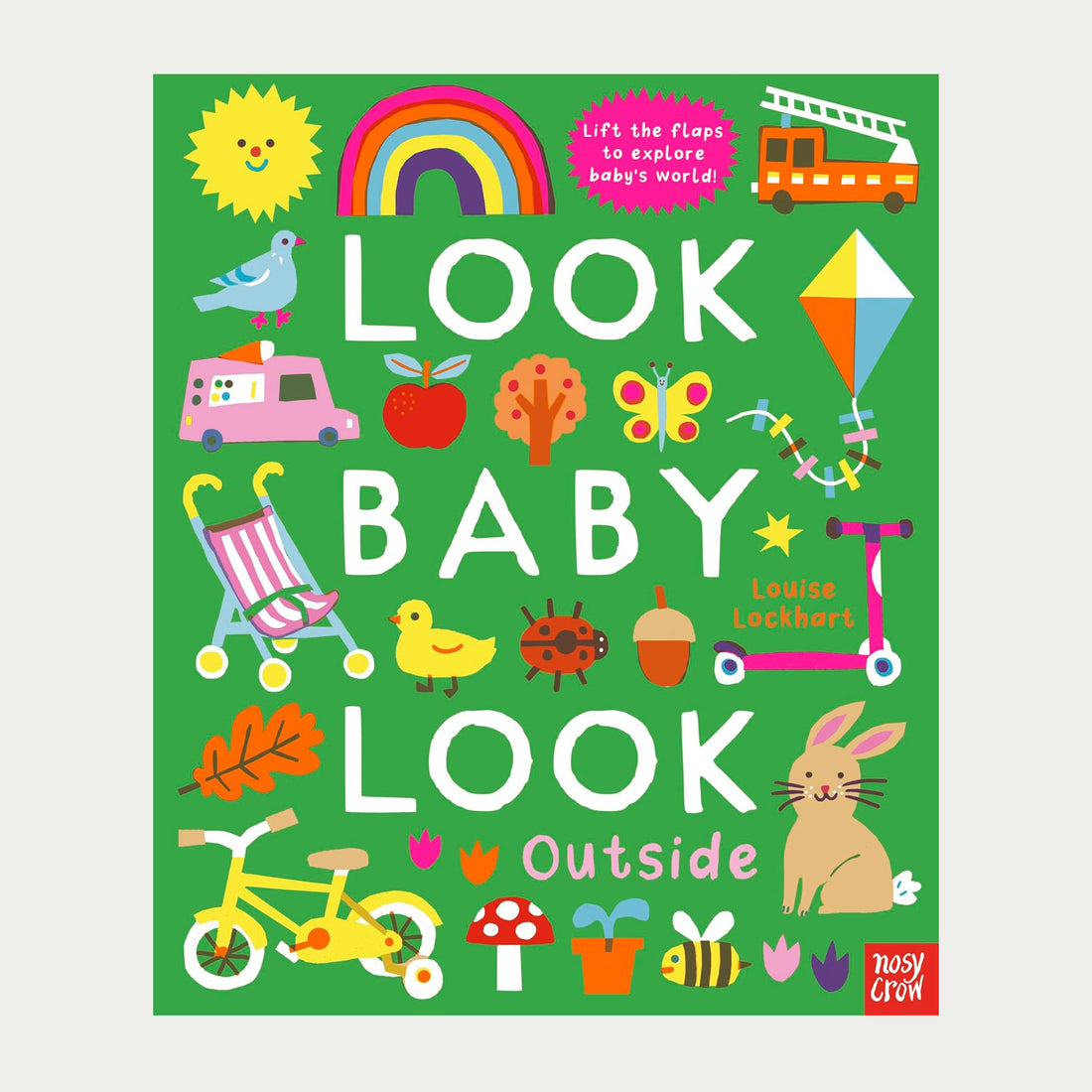 baby board book about things outside 
