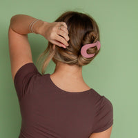 Circle Cutout Flat Claw Clip