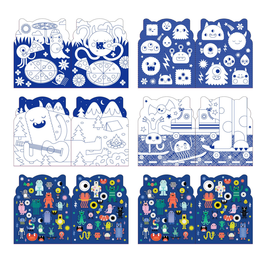 Coloring Book With Stickers