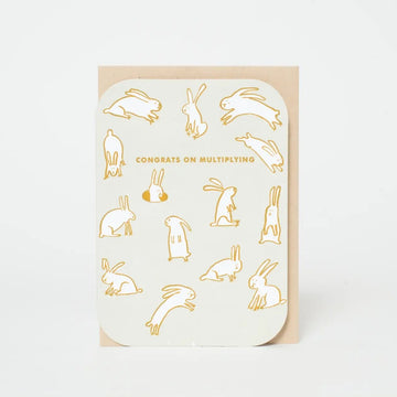 congrats on multiplying baby card 