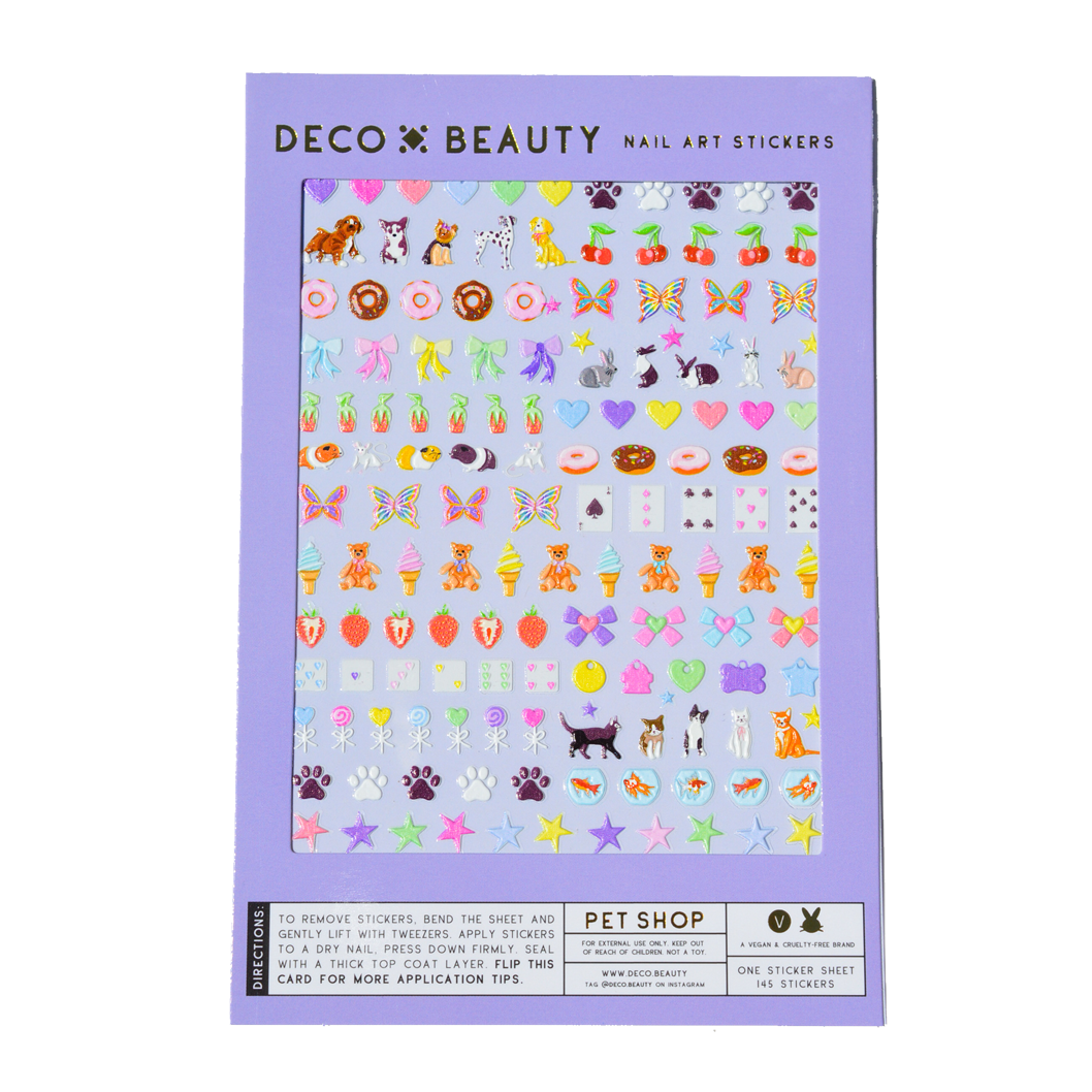 pet themed nail art stickers