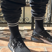 Extended Boyfriend Men's Socks - Noir