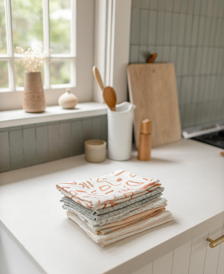 Linen Tea Towel - Everly