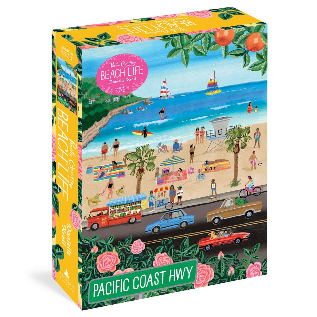 beach puzzle pacific coast hwy themed 1000 pieces 