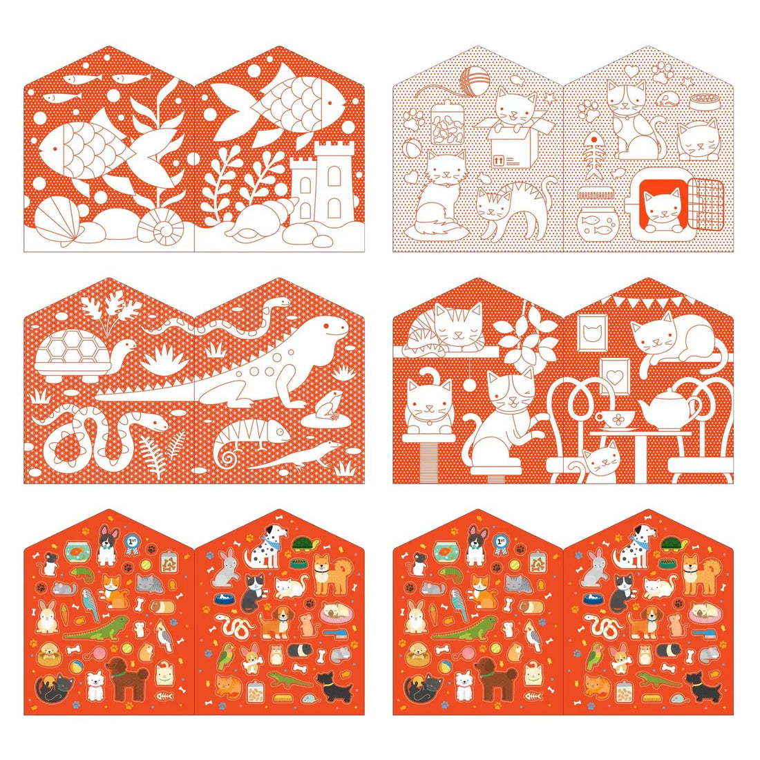 Coloring Book With Stickers
