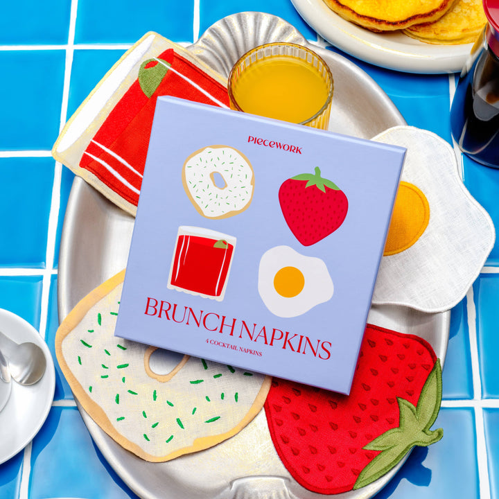 brunch themed cocktail napkins