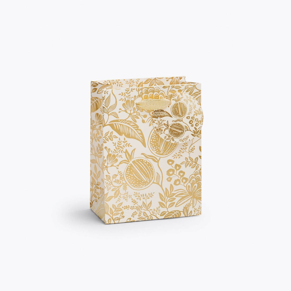 Decorative box with floral pattern on a white background