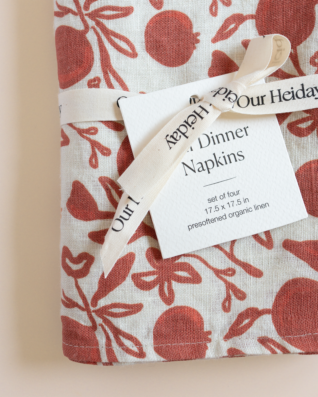 Pomegranate Dinner Napkins