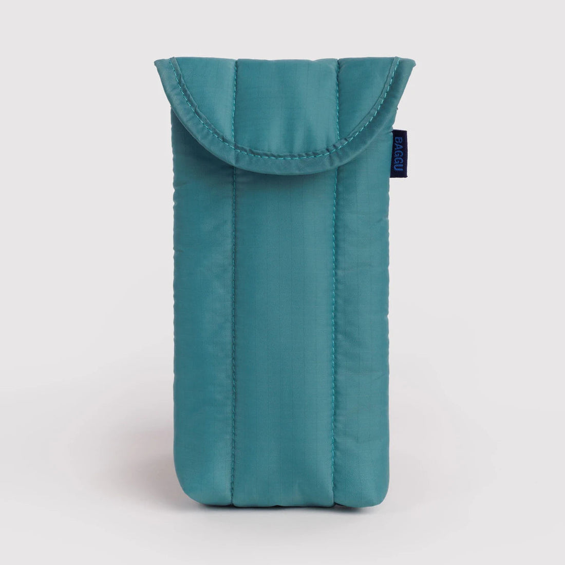 puffy glasses sleeve peacock blue color