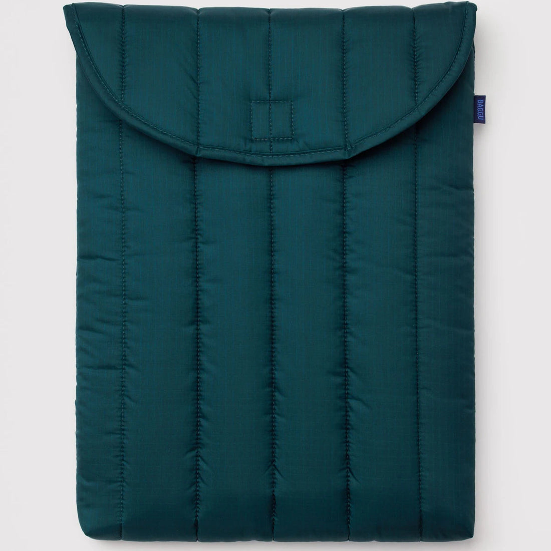 teal puffy laptop sleeve 16"