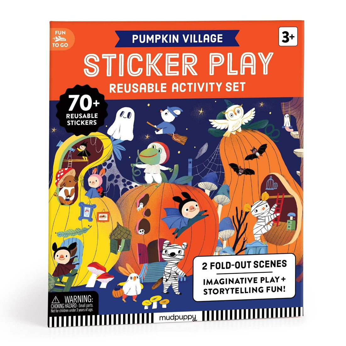 halloween themed sticker activity set 