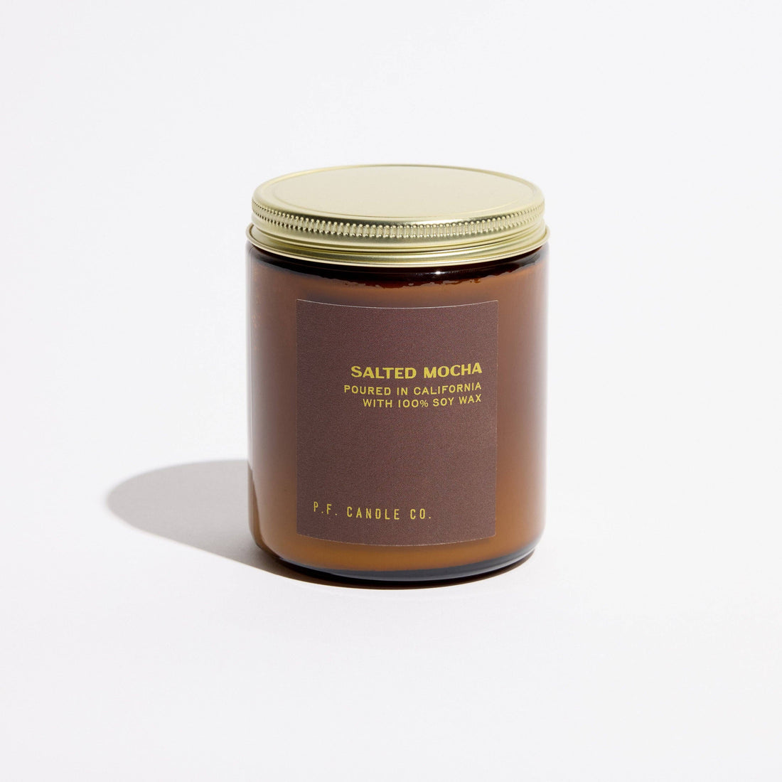 salted mocha scented candle
