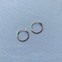 Beaded Hoop Earrings