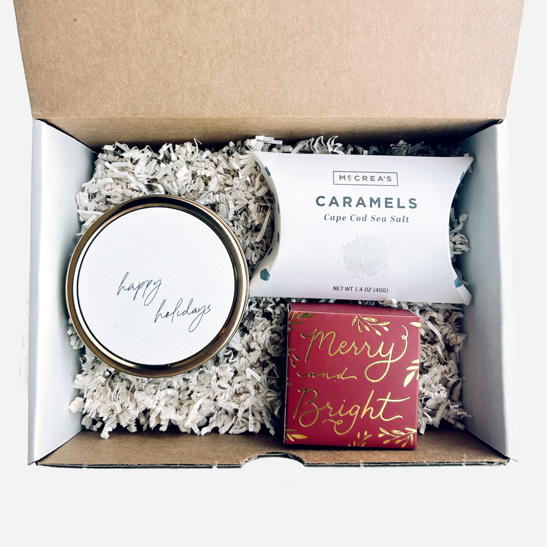 Holiday Gift Box - Small (White Cedar Candle)