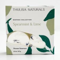 spearmint and lime scented shower steamers