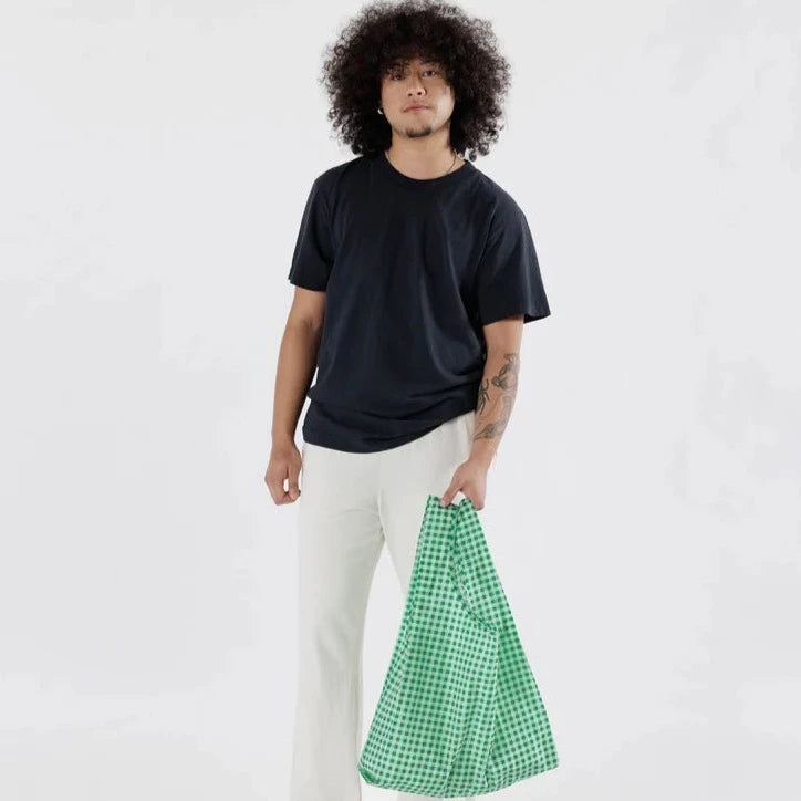 Standard Baggu - Green Gingham