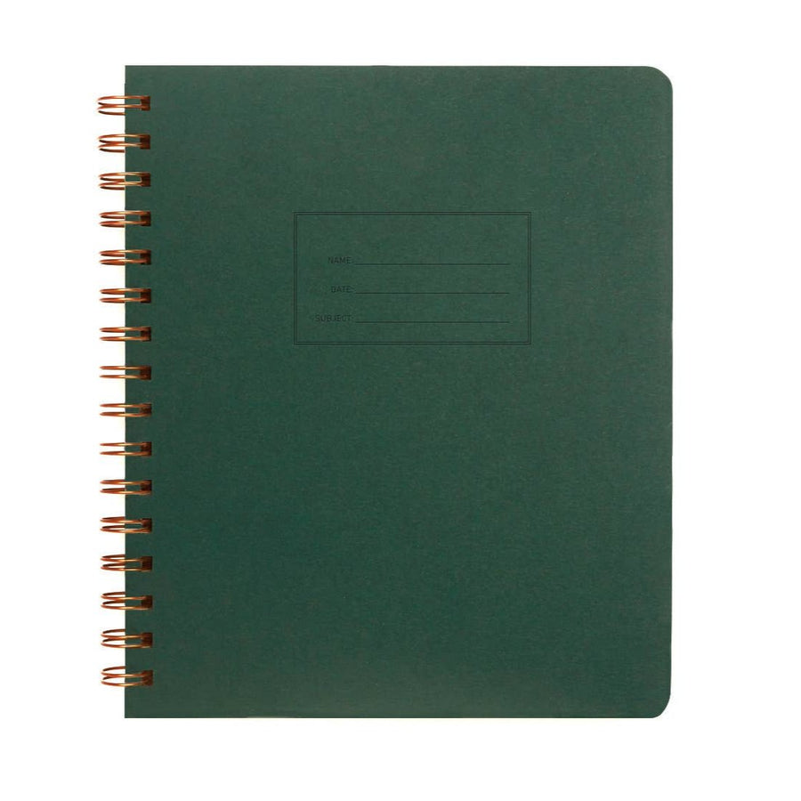 Standard notebook in a spruce color