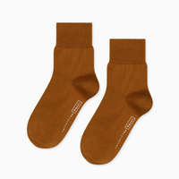 ochre colored trouser crew socks 