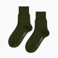 moss colored trouser crew socks 