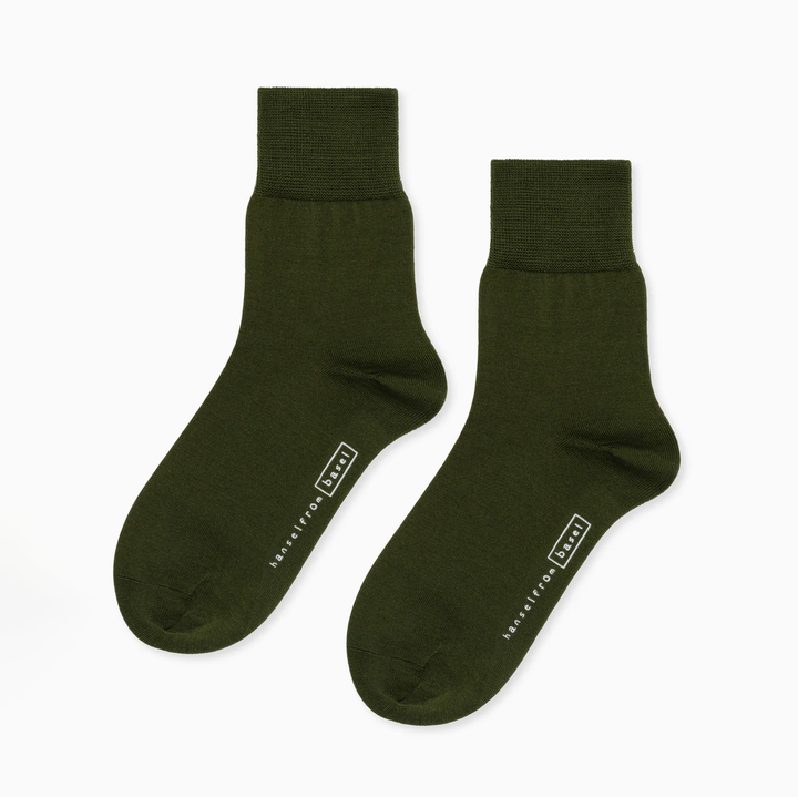 moss colored trouser crew socks 