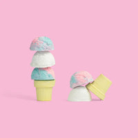 Summer Ice Cream Cones Sidewalk Chalk - Blue Raspberry