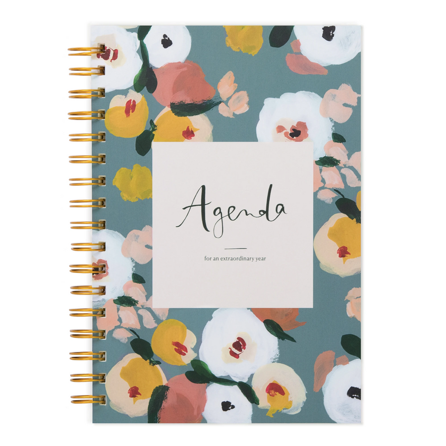 Dusk Florals Extraordinary Year Agenda