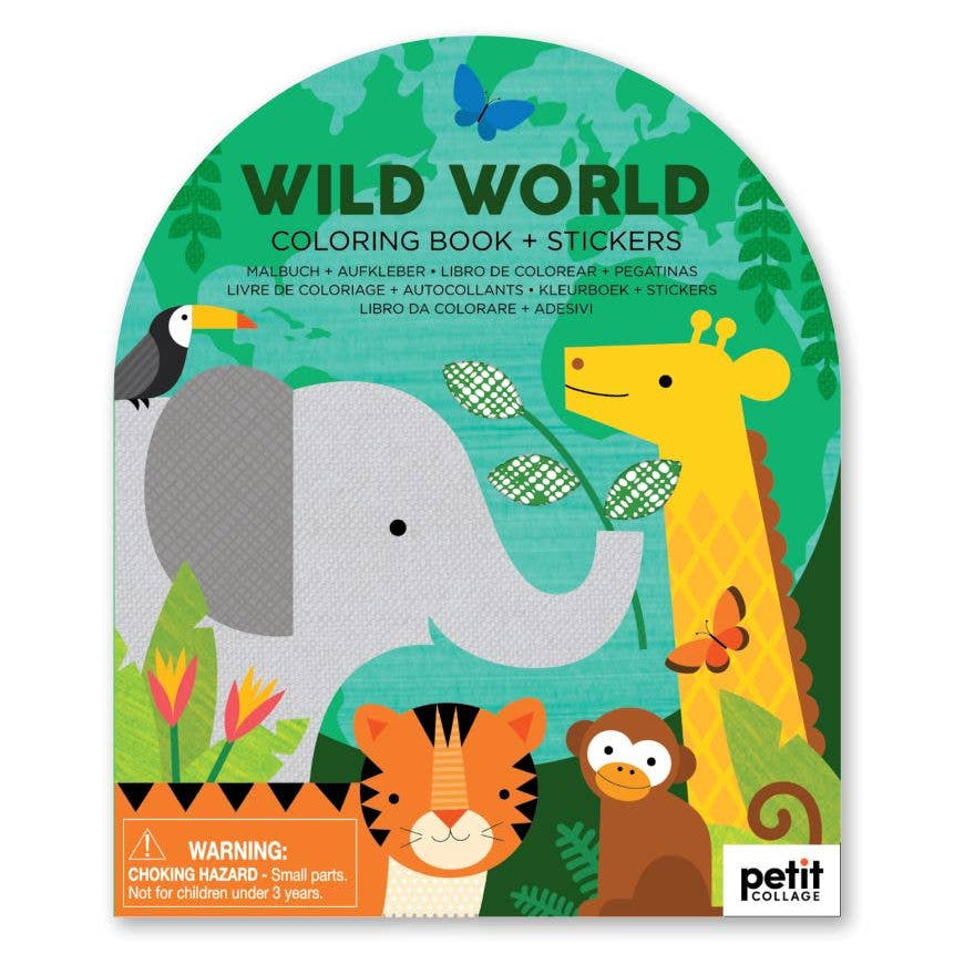 Coloring Book With Stickers