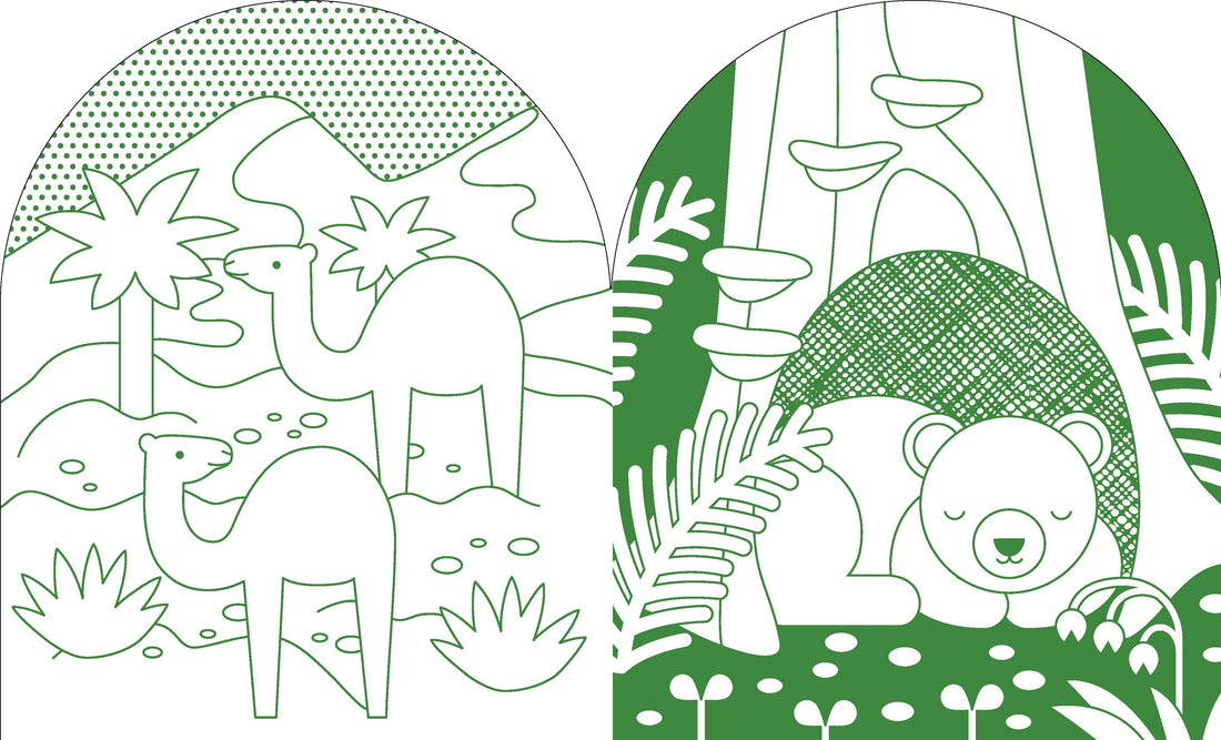 Coloring Book With Stickers