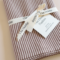Classic Stripe Wine Dinner Napkins