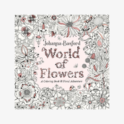 adult floral coloring book