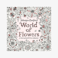 adult floral coloring book