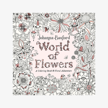 adult floral coloring book