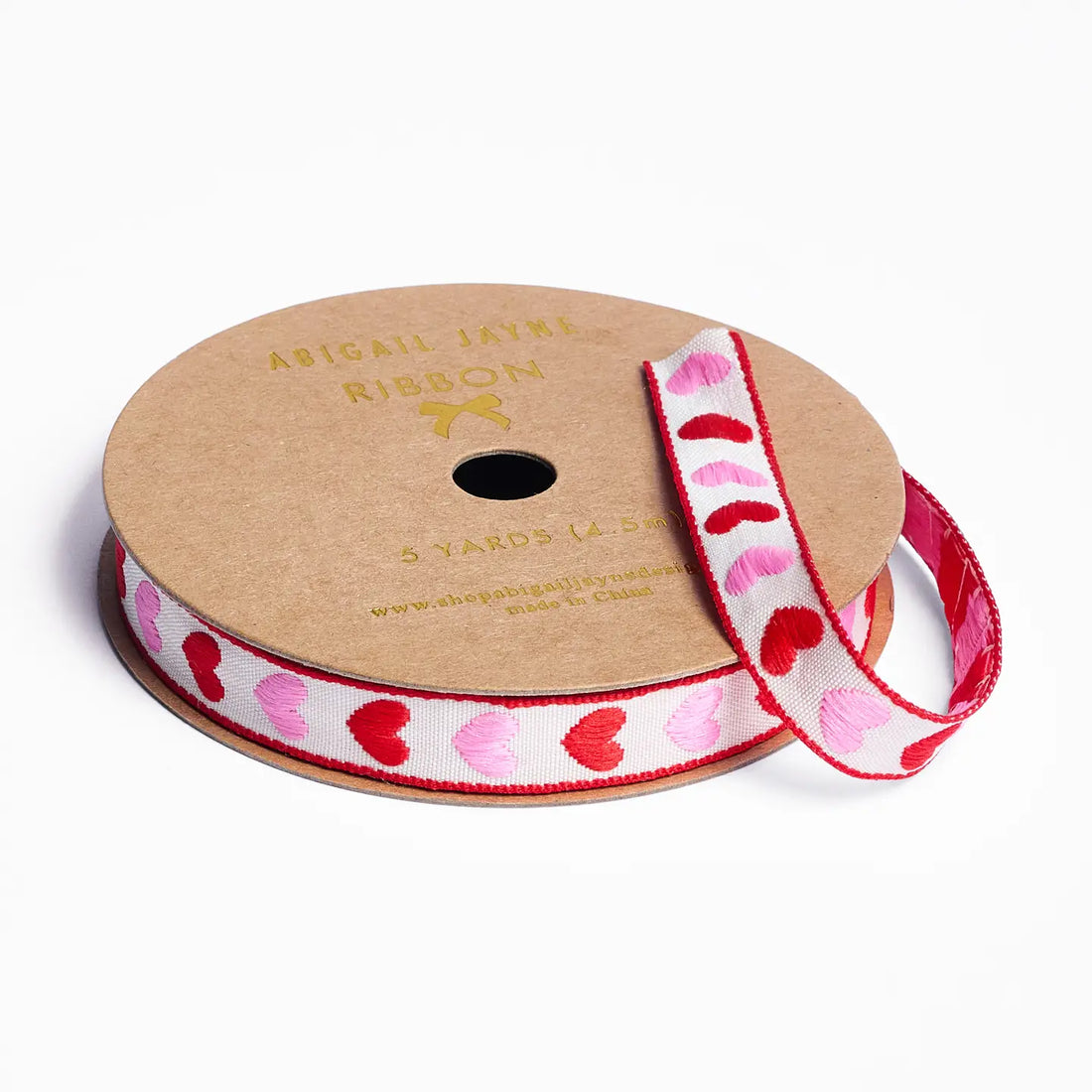Woven Hearts Ribbon