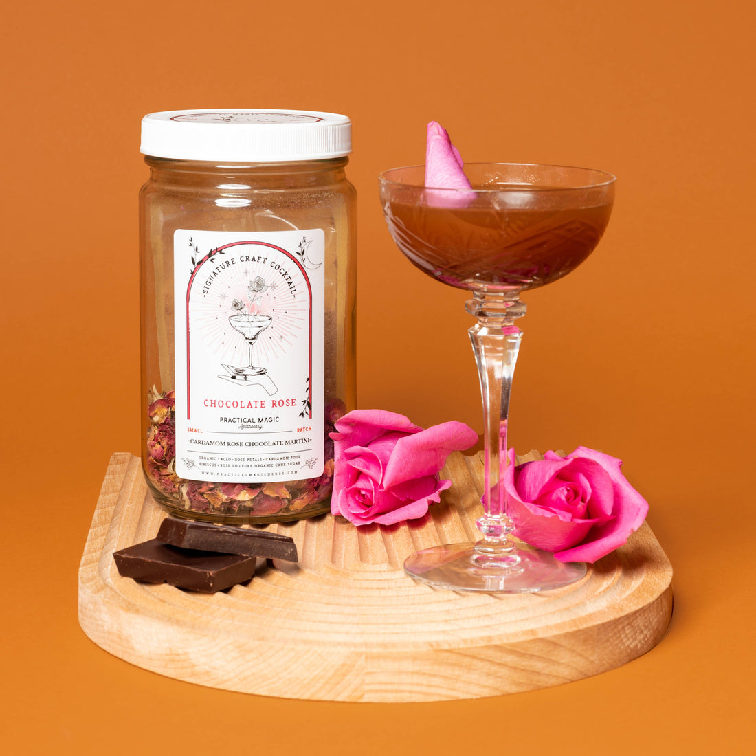 Cardamom Chocolate Rose Martini Craft Cocktail Kit
