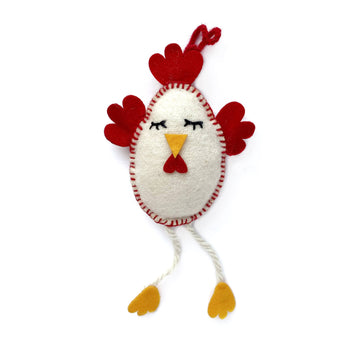 Chicken Egg Ornament
